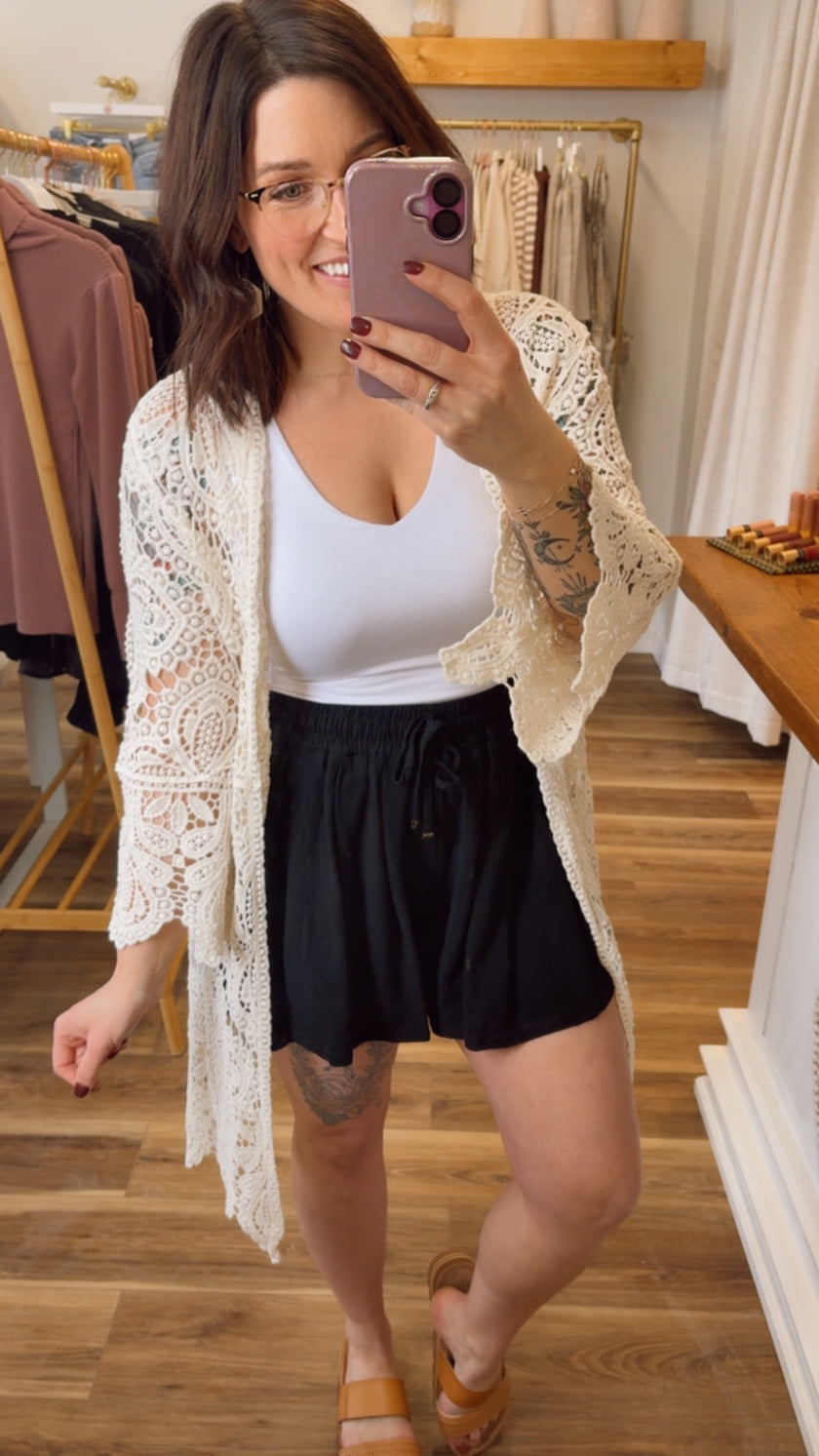 Island Breeze Crochet Cardigan