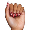 Ruby Slipper Press-On Nails | Short Almond Sparkle Red