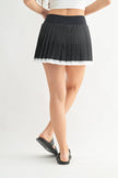 Court Charm Pleated Skort