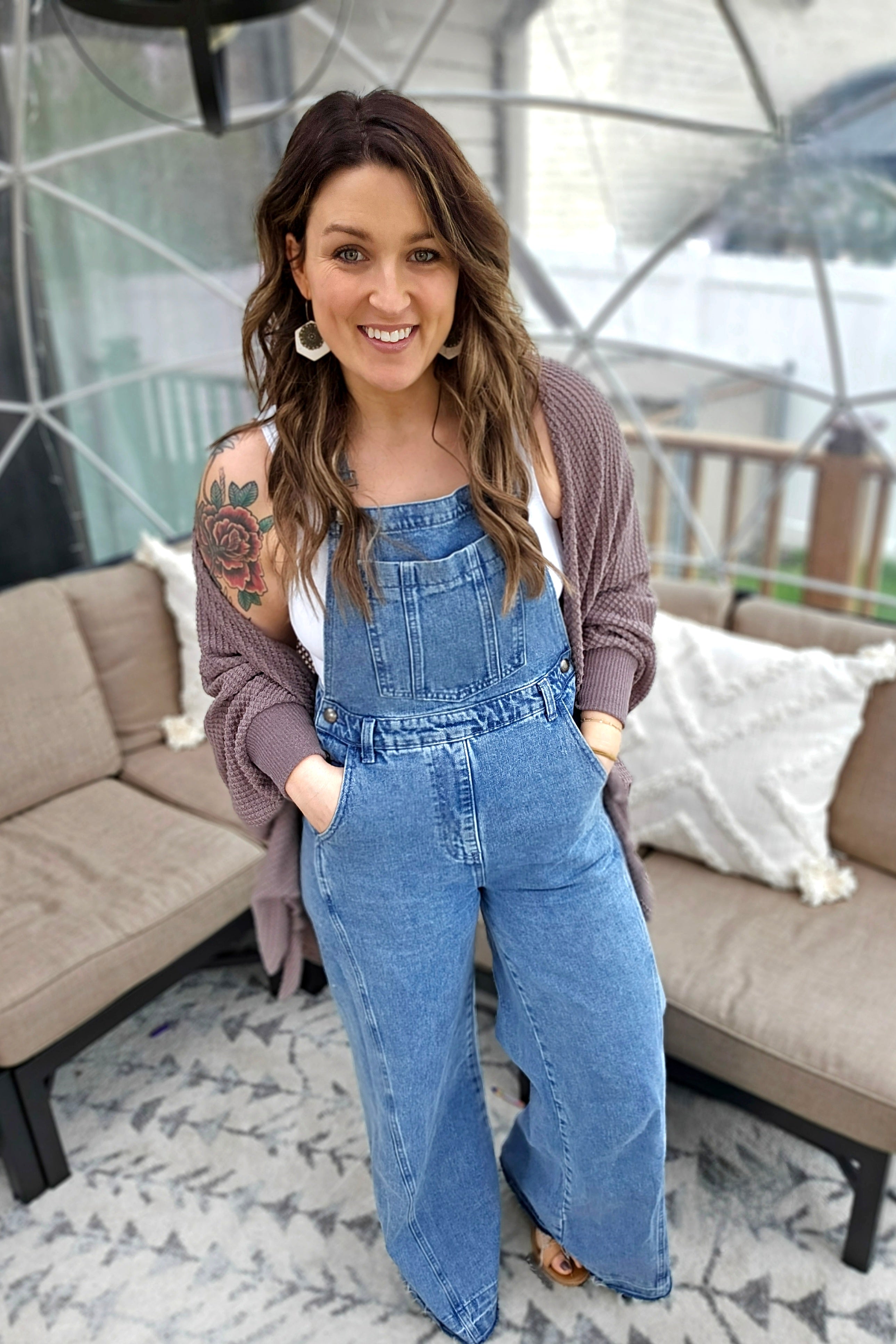 Denim Overalls