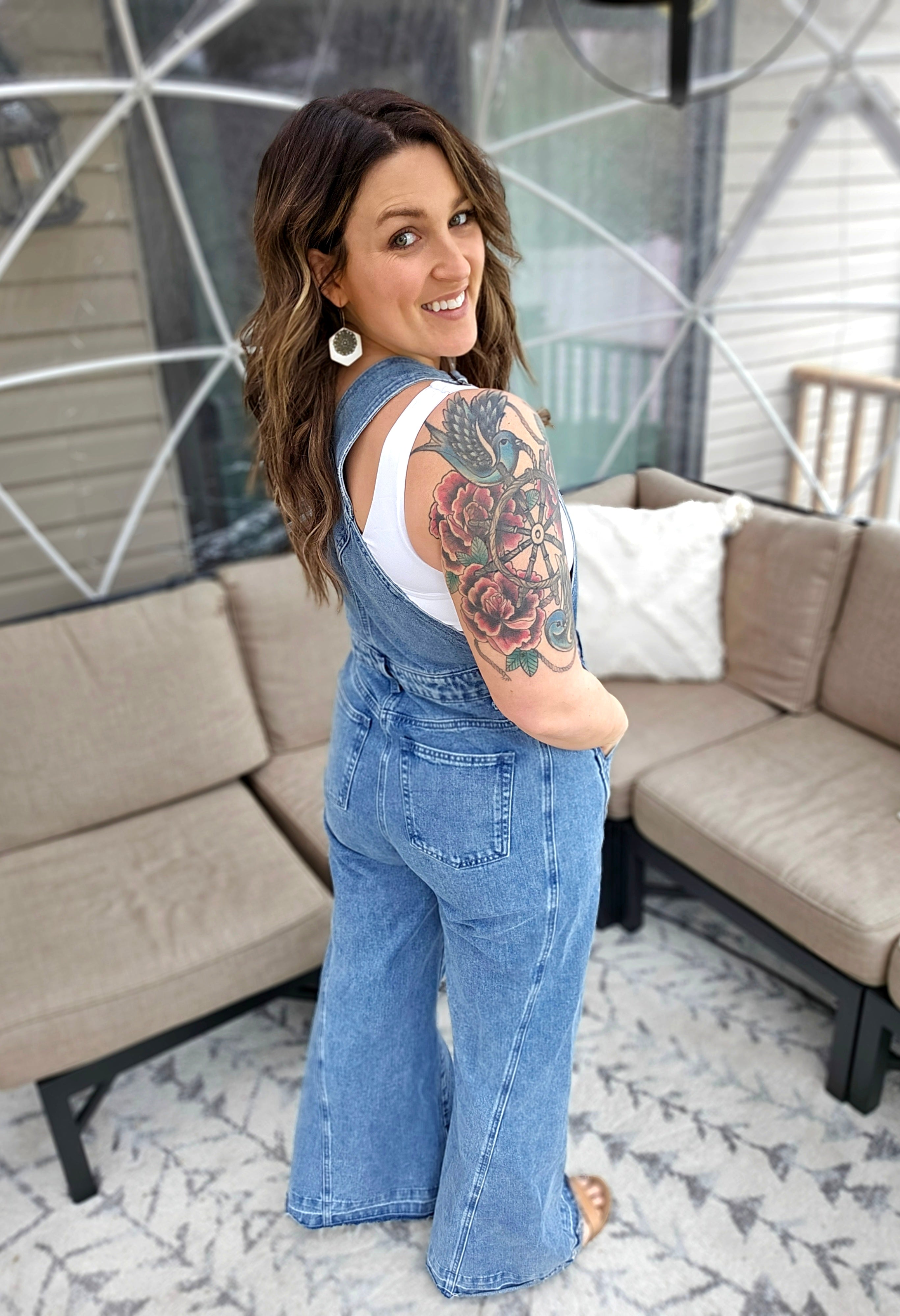 Denim Overalls