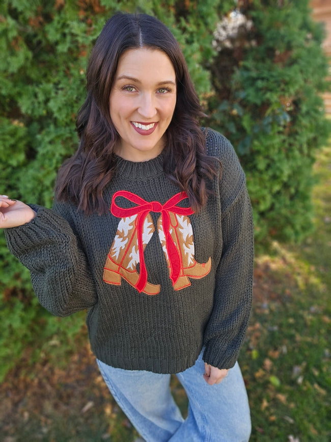 Cowgirl Christmas Sweater