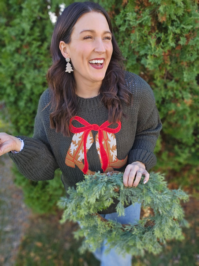 Cowgirl Christmas Sweater