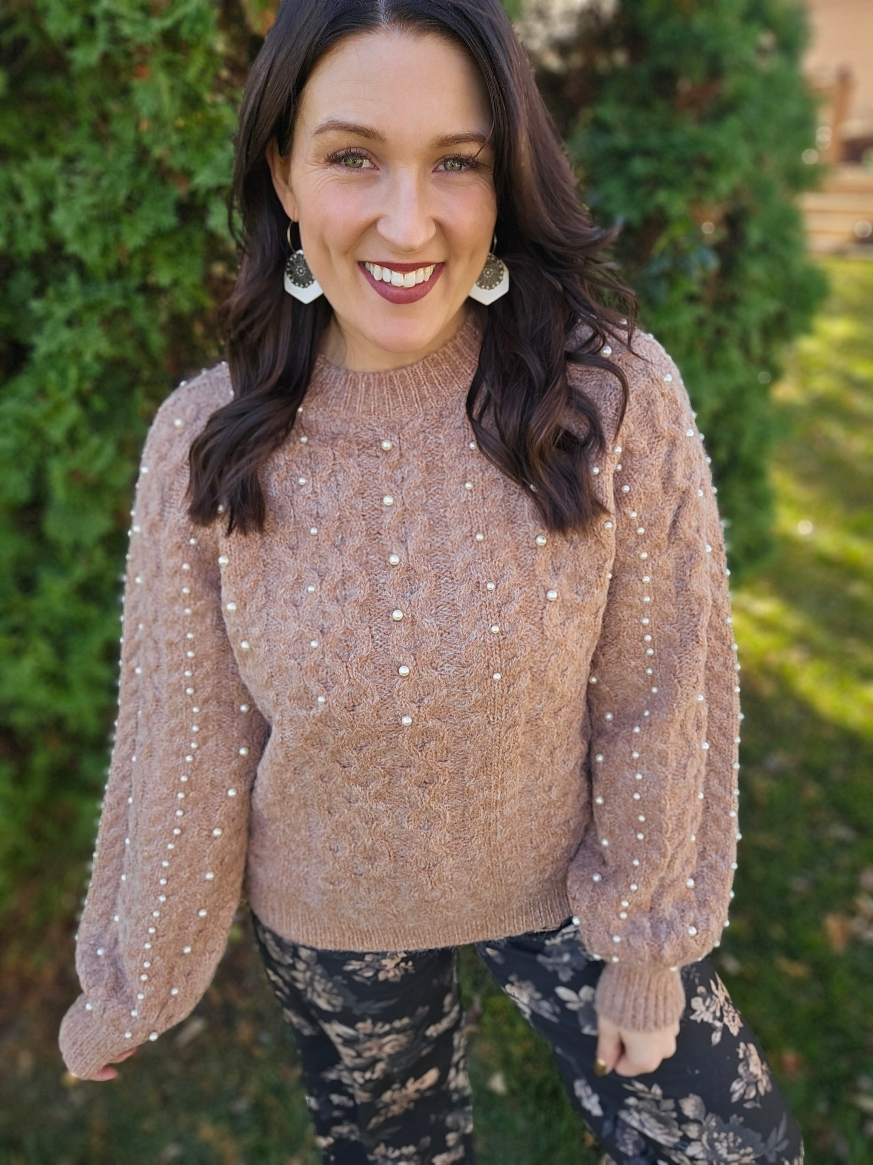 Taupe Blitzen Sweater