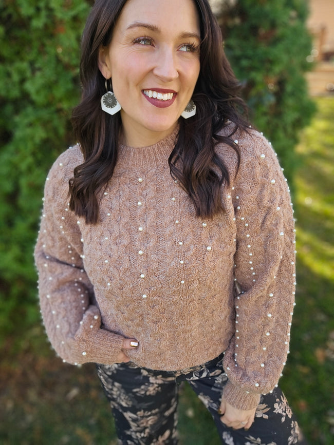 Taupe Blitzen Sweater