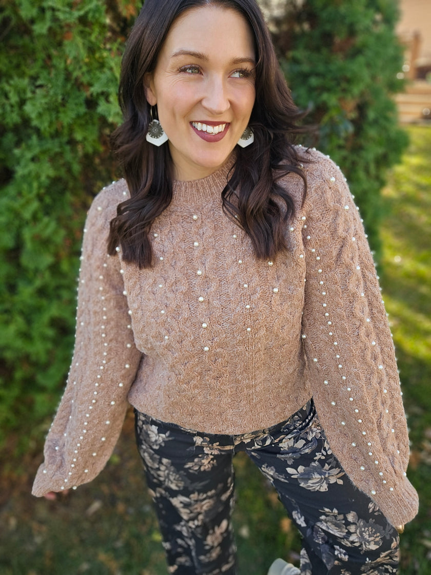 Taupe Blitzen Sweater