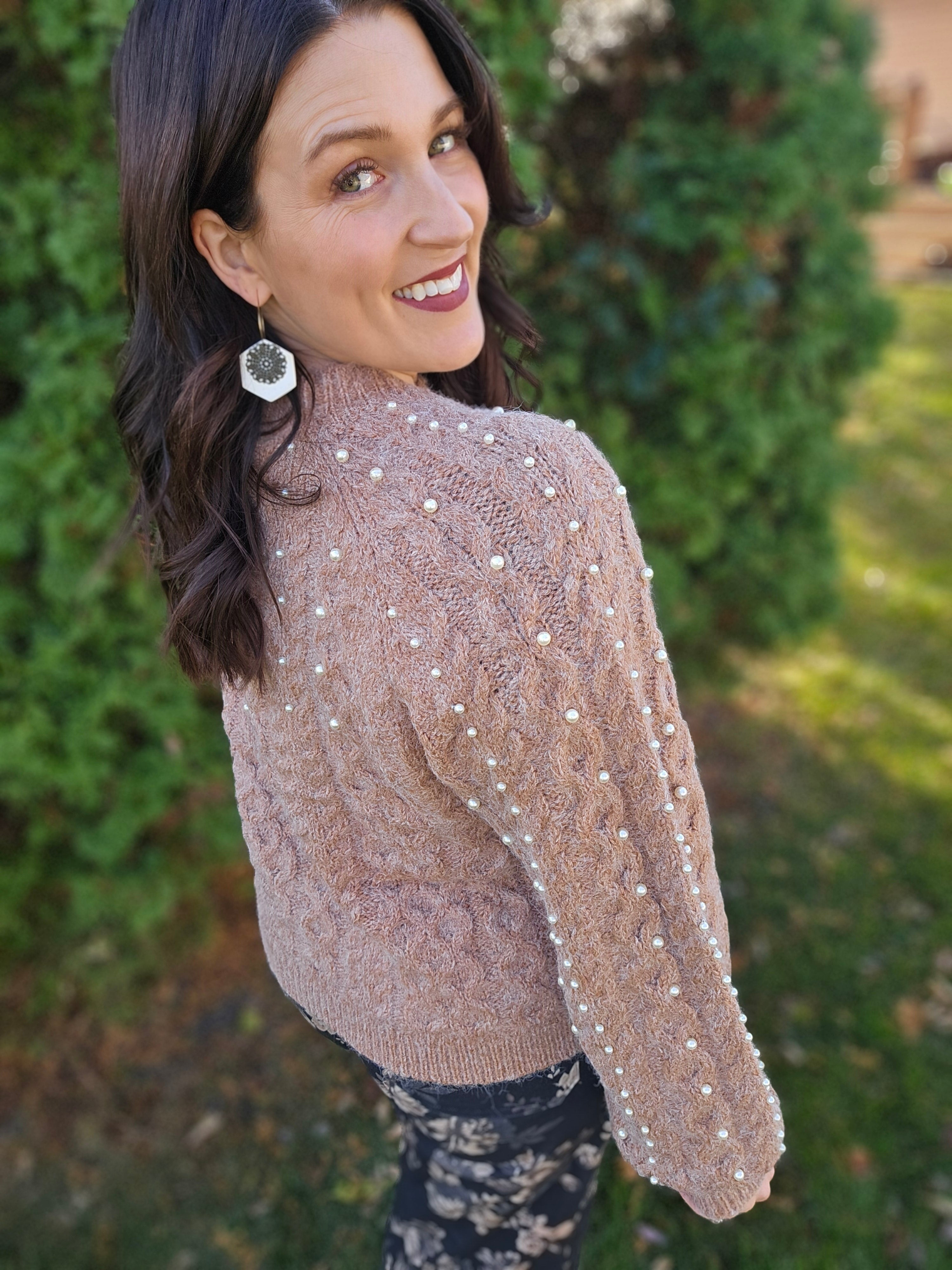 Taupe Blitzen Sweater