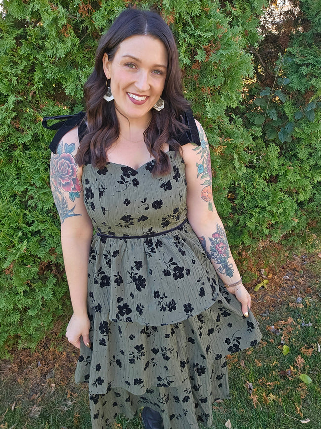 Mistletoe Midi Dress