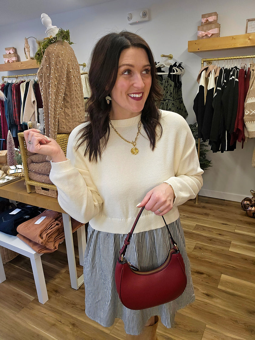 Evergreen Stripe Dress