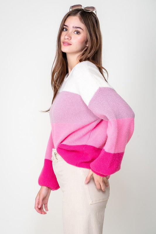 Pretty In Pink Sweater