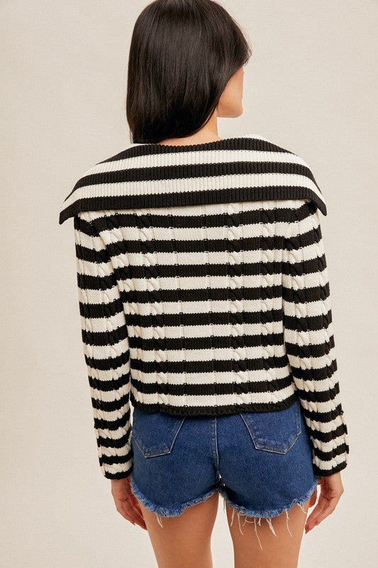 Coastal Stripe Cardigan