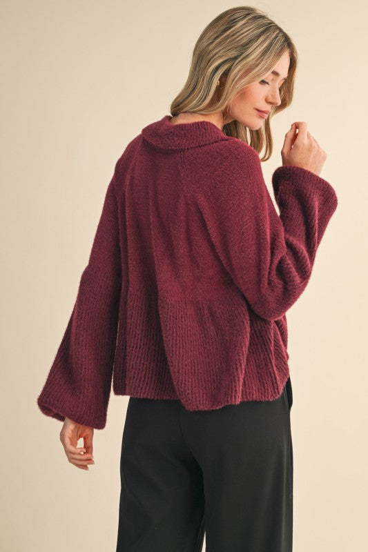 Crimson Nights Sweater