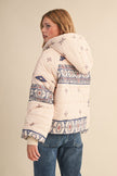 Frosted Ember Puffer Jacket