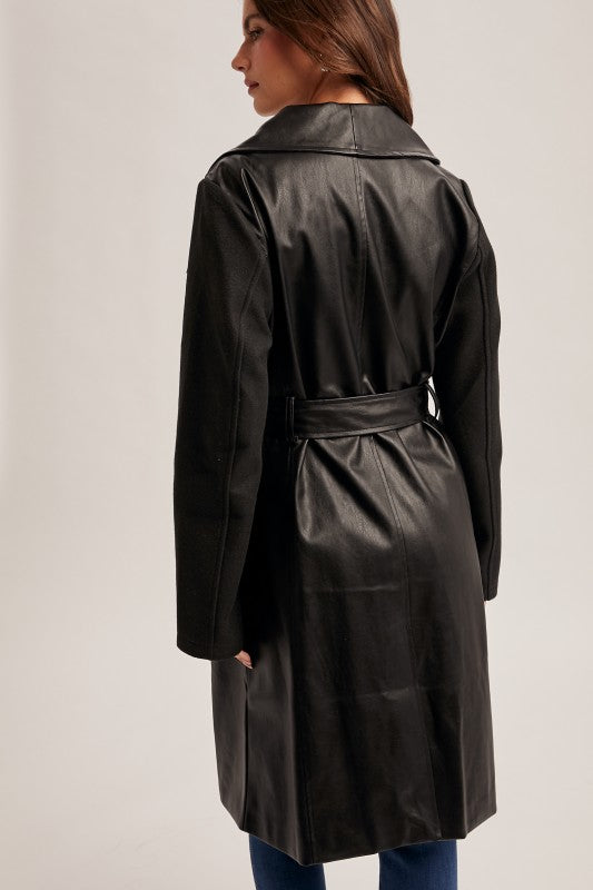 Urban Noir Trench Coat