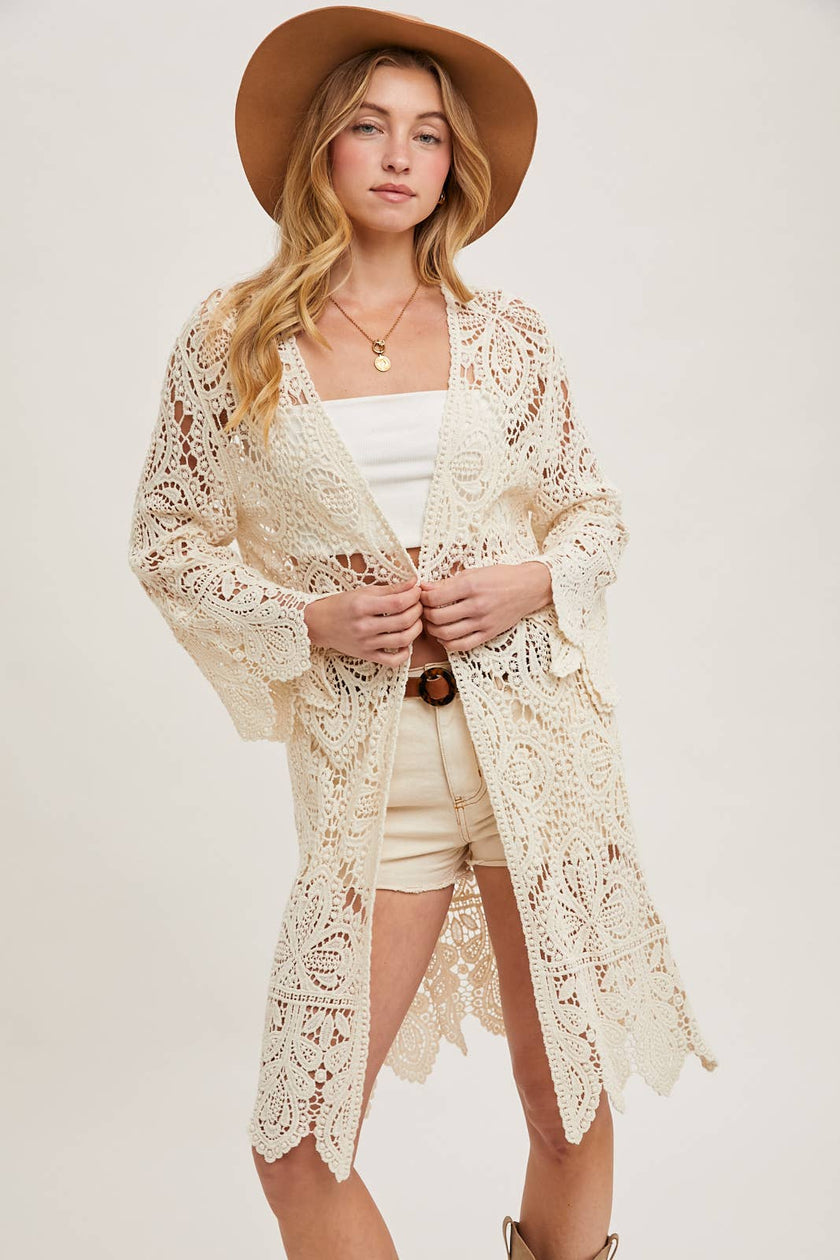 Island Breeze Crochet Cardigan