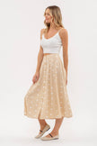 Polka Dot Midi Skirt