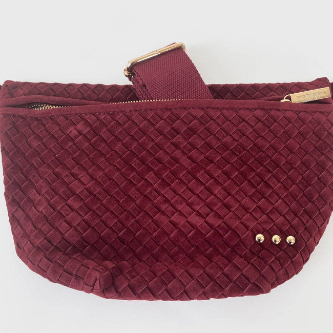 Suede Westlyn Woven Bag
