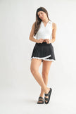 Court Charm Pleated Skort