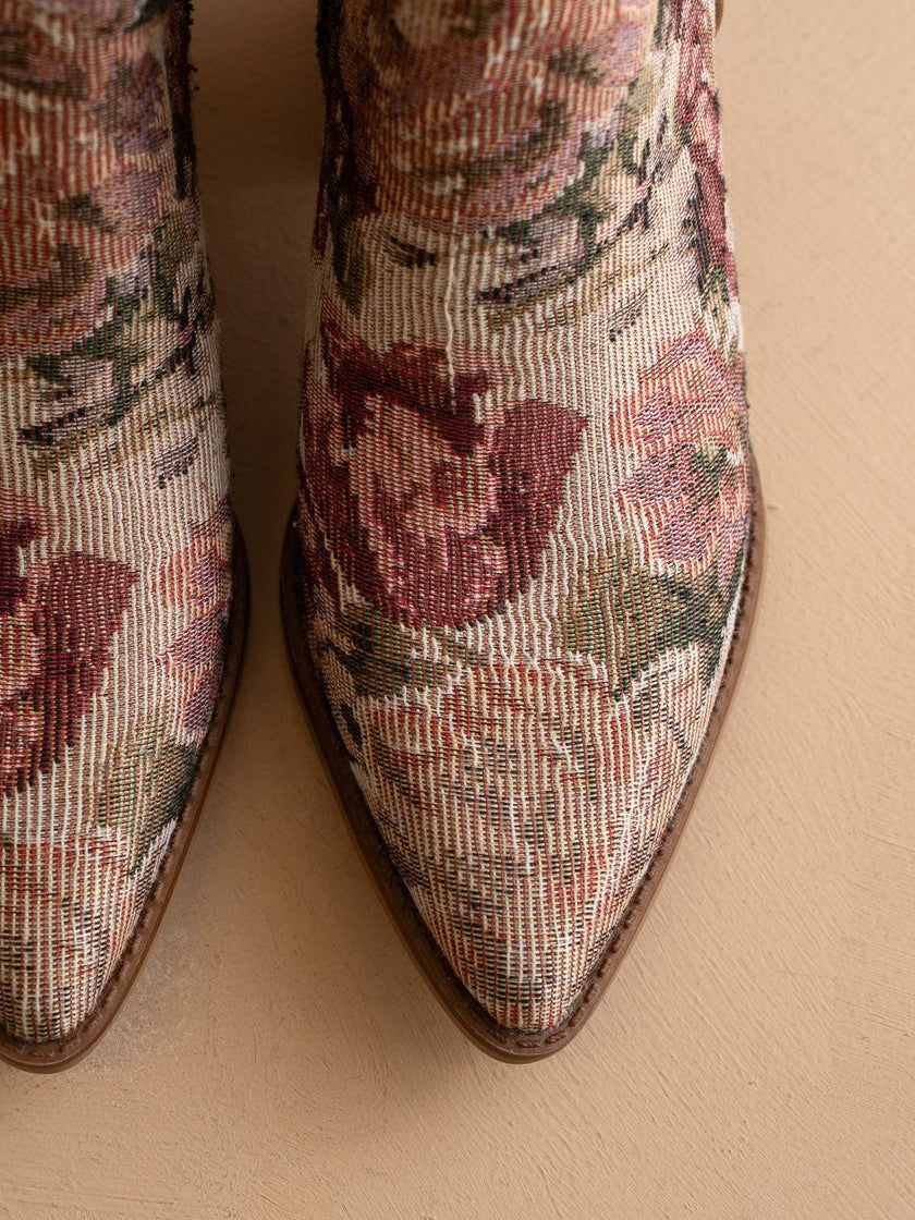 The Karina | Mauve Tapestry Bootie