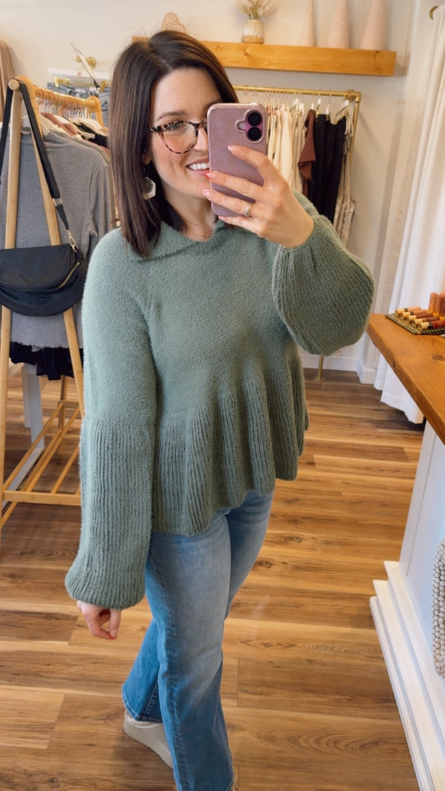 Sage Me Sweater