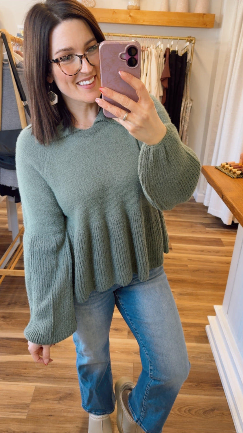 Sage Me Sweater