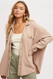 Driftwood Waffle Knit Jacket