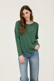 Evergreen Knit Henley Top