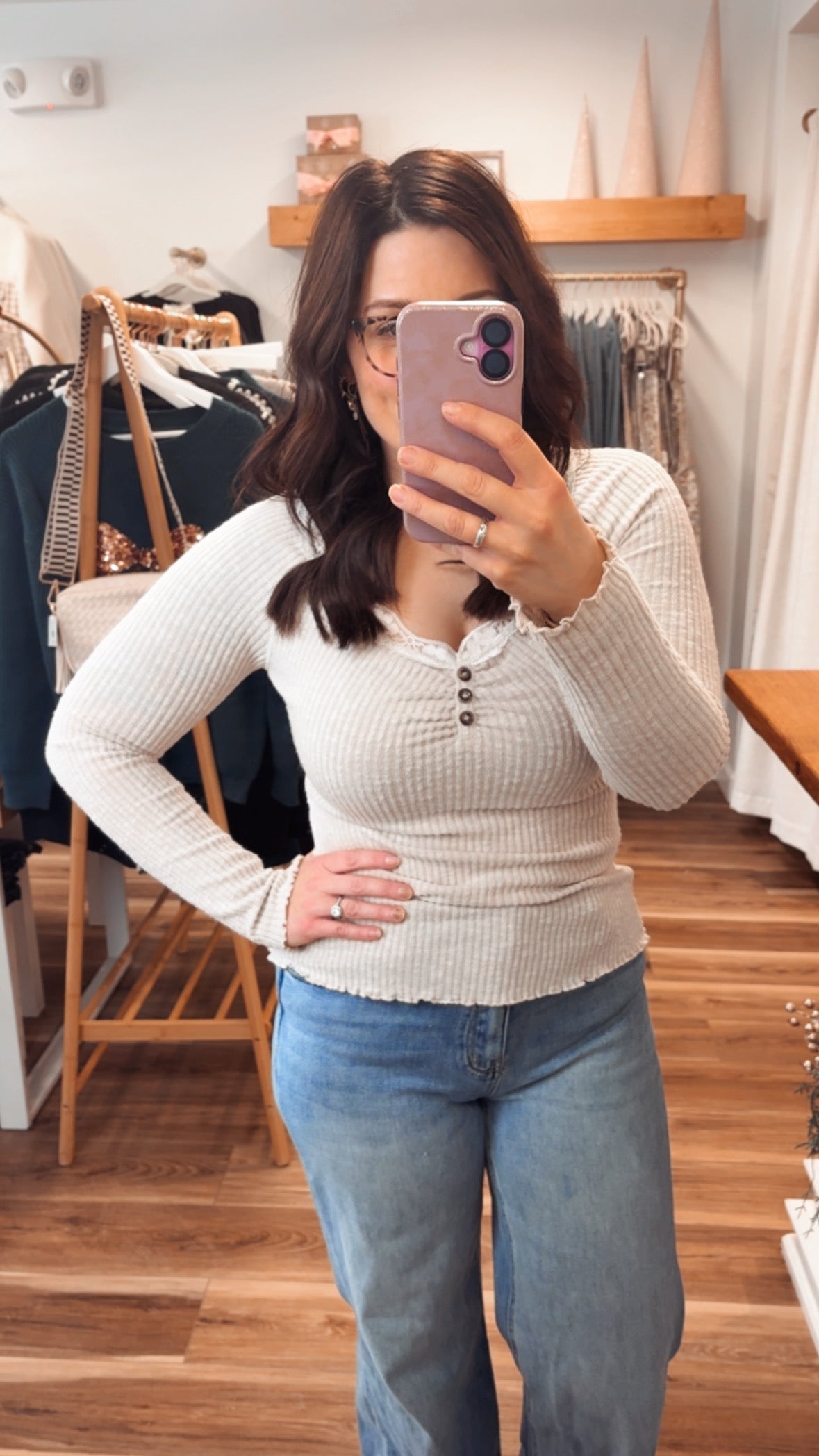 Cozy Luxe Henley Top