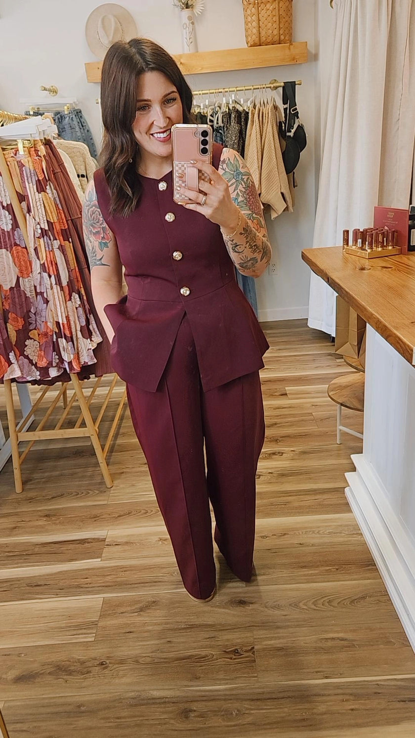 Cabernet Accent Vest