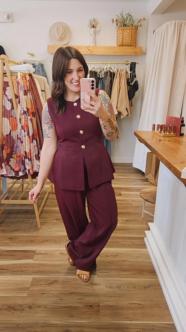 Cabernet Tailored Pants