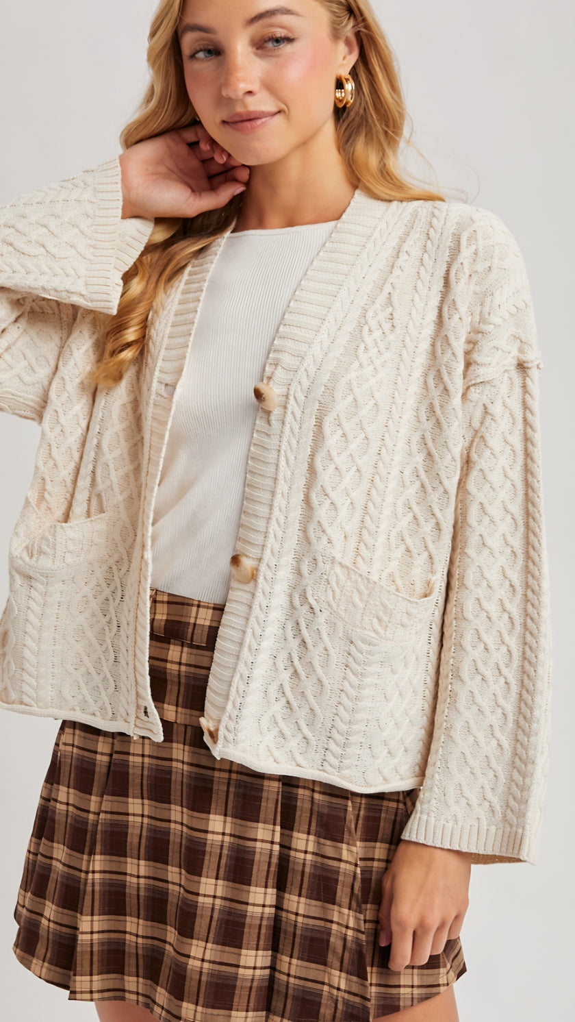 Cable Knot Cardigan