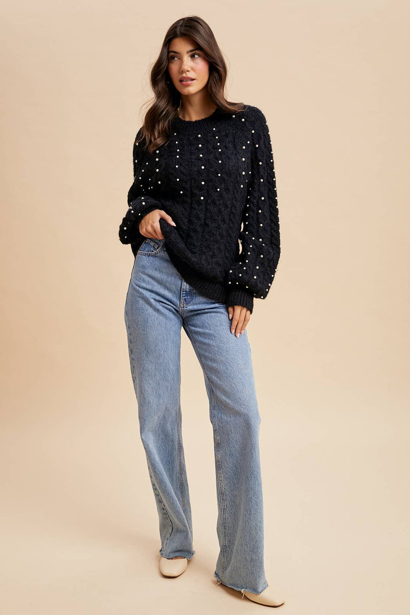 Black Blitzen Knit Sweater