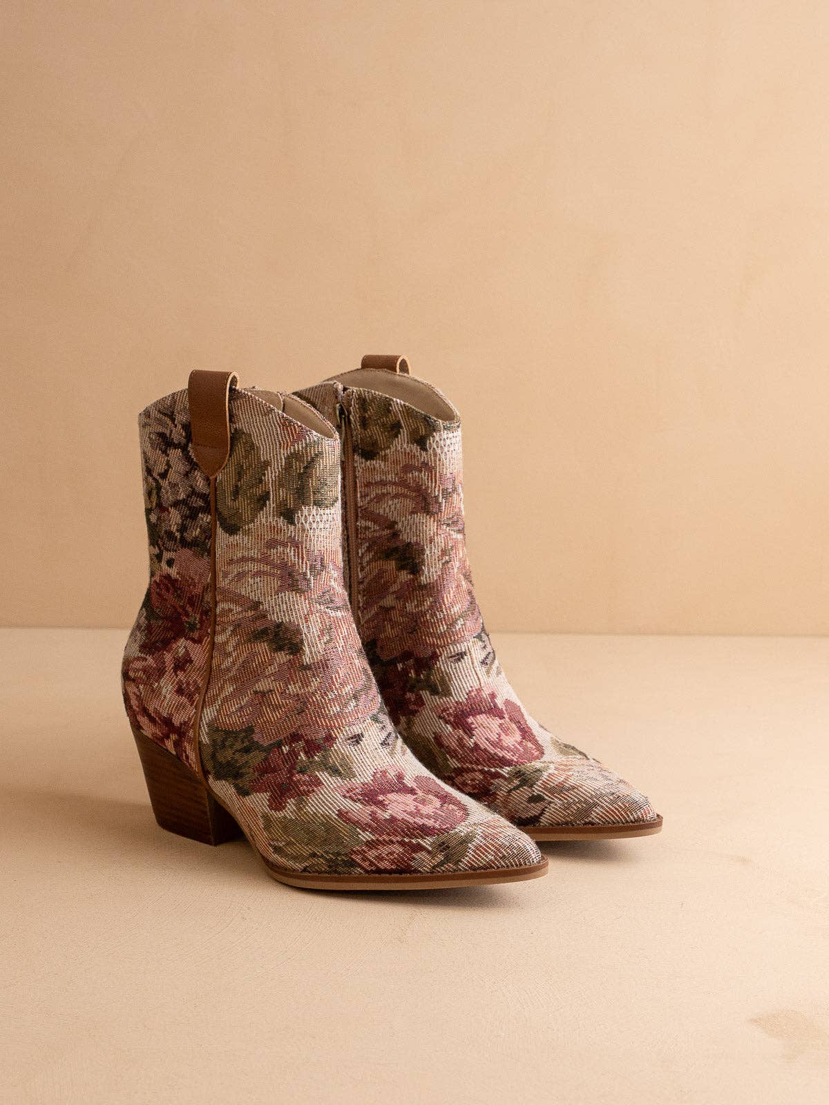 The Karina | Mauve Tapestry Bootie
