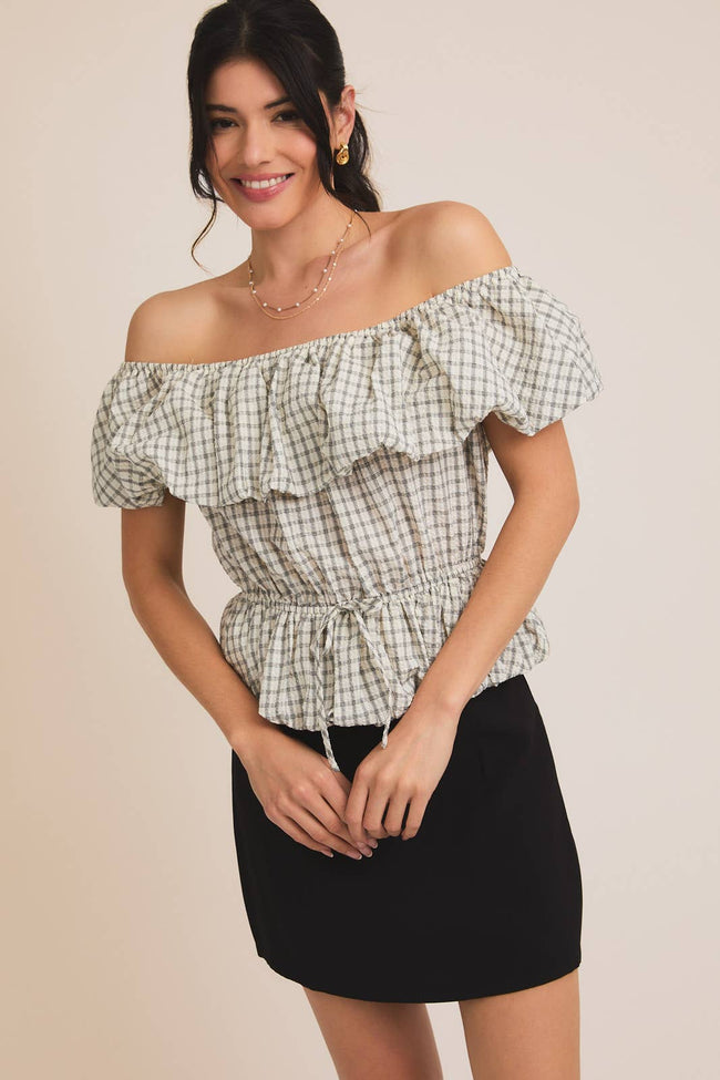 Bubble Hem Top