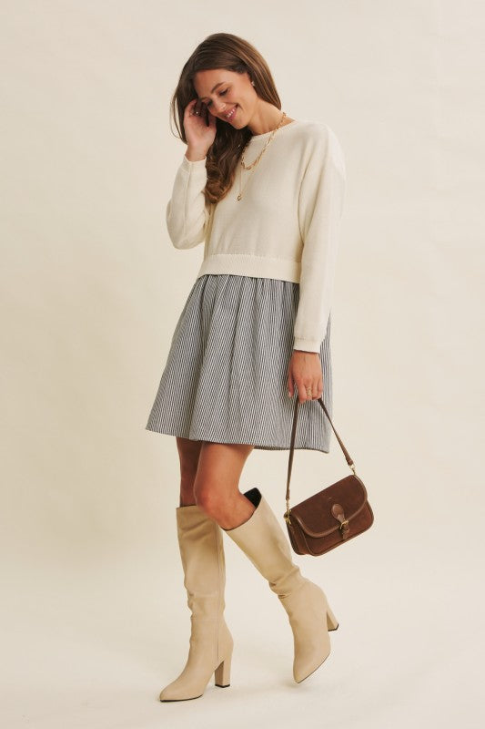 Evergreen Stripe Dress