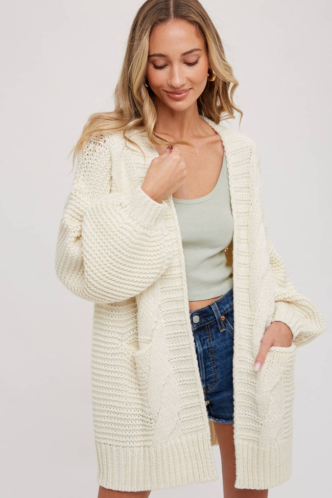 Sugar Maple Cream Cardigan