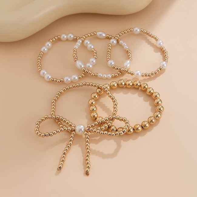PEARL BOW BRACELET