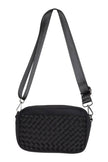 Black Motion Crossbody Bag