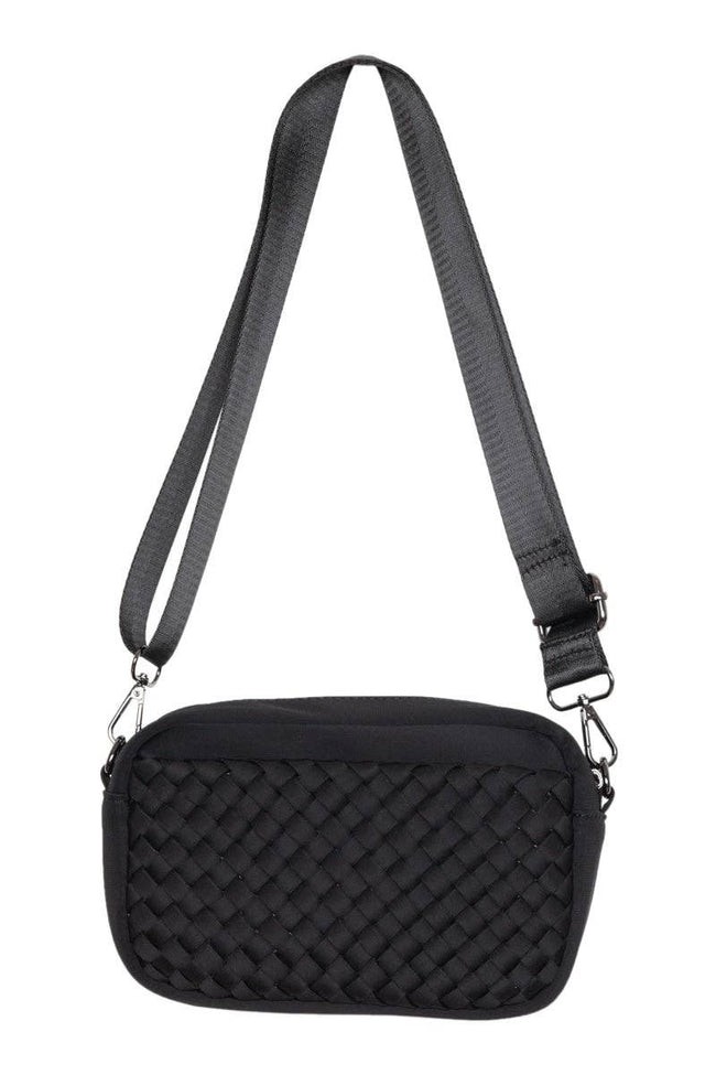 Black Motion Crossbody Bag