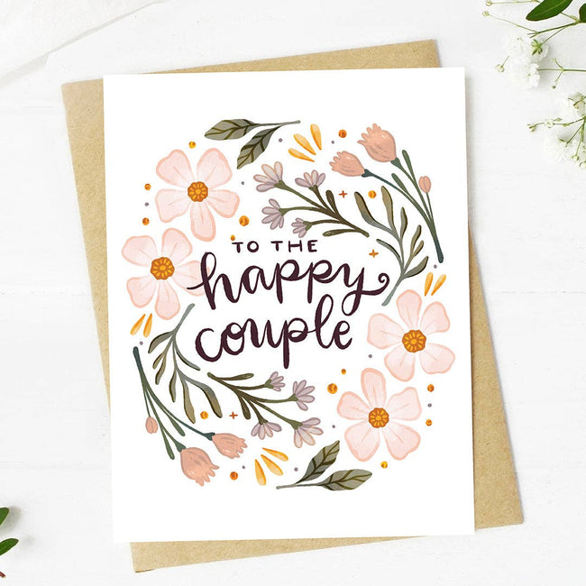 To the happy couple Wedding Card
