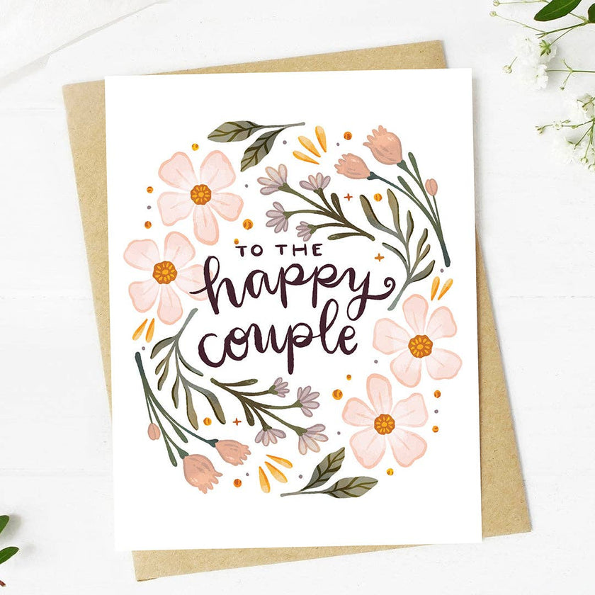 To the happy couple Wedding Card