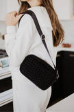 Black Motion Crossbody Bag