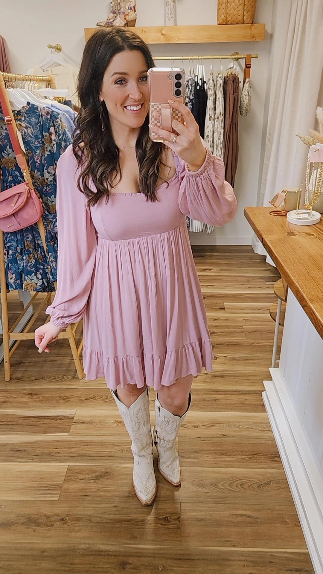 Taya Mauve Dress