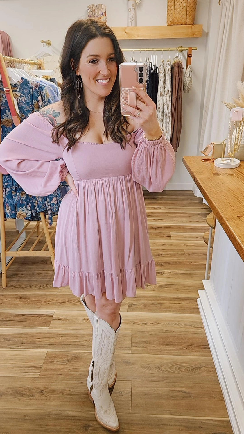 Taya Mauve Dress