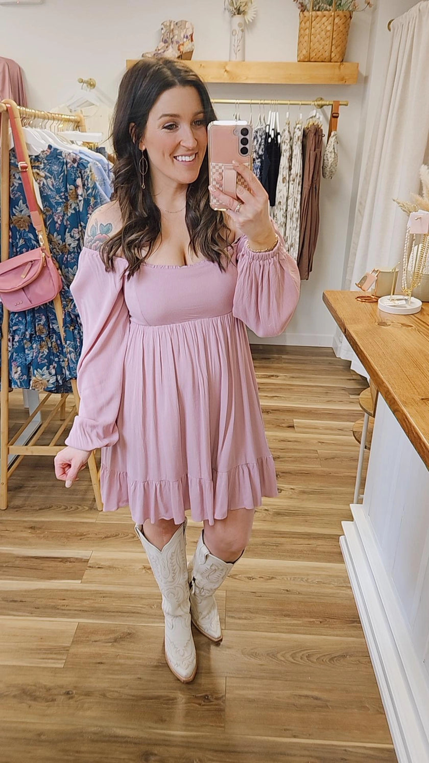 Taya Mauve Dress