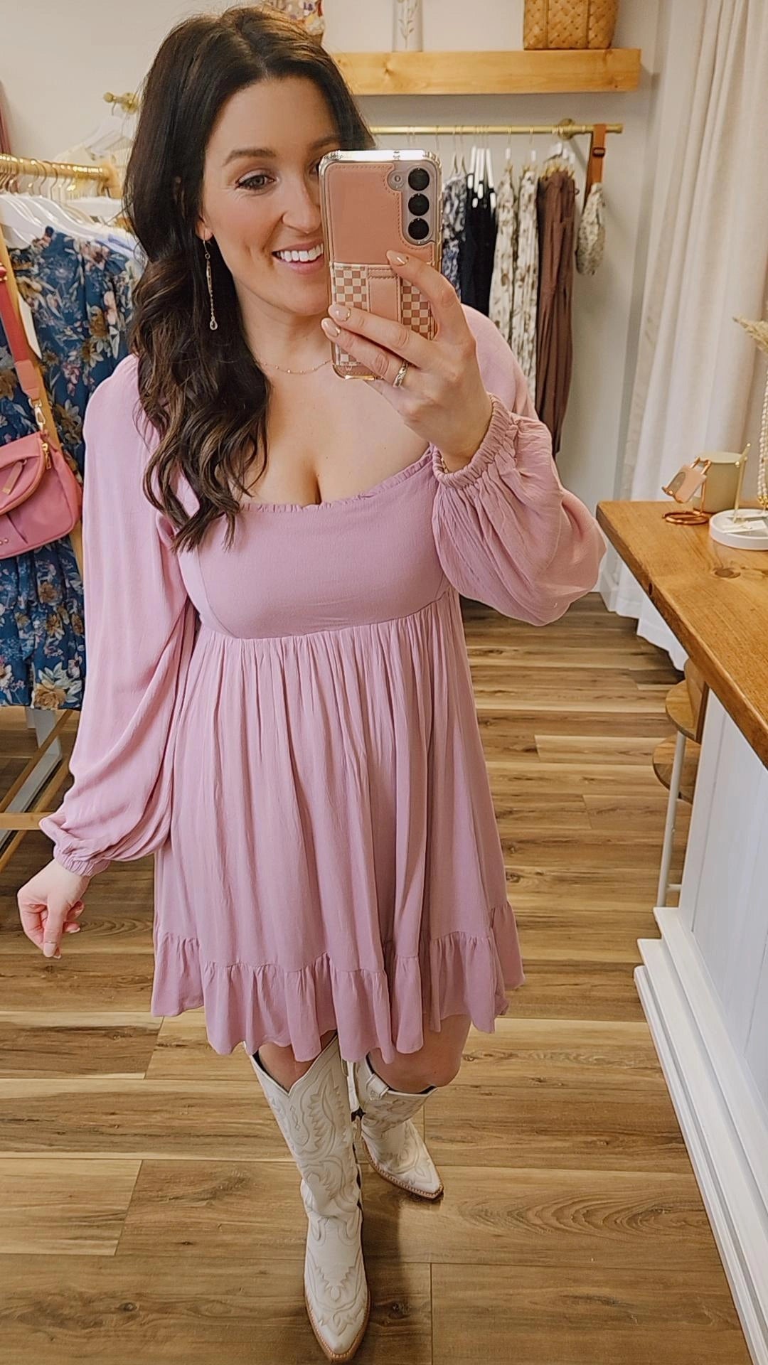 Taya Mauve Dress