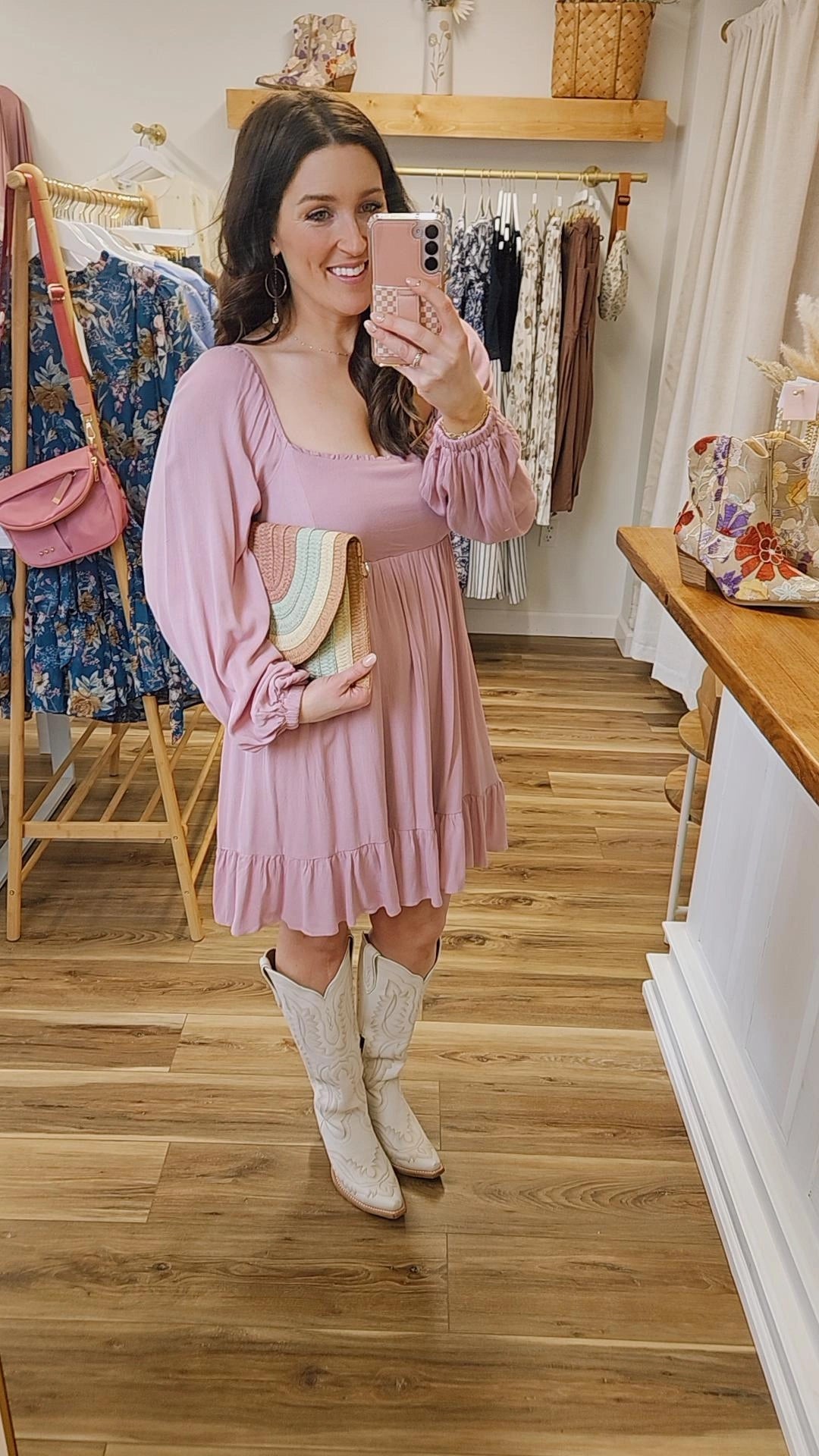 Taya Mauve Dress